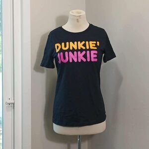 #31 Black Graphic Tee with Colorful Text